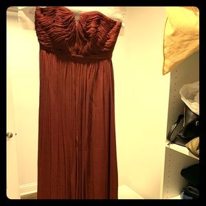 Jcrew bridesmaid dress wine color